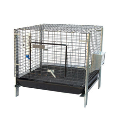 Samland Stackable Rabbit Cage with Feeder Water Bottle
