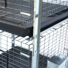 Samland Stackable Rabbit Cage with Feeder Water Bottle