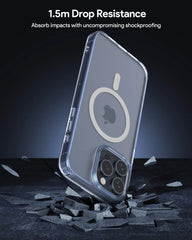 Aukey Clearview Magsafe iPhone 15 Pro Max Phone case - Transparent (TM10D)