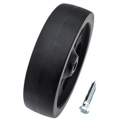 6" 150MM Heavy Duty 500KG 1100LB Solid Rubber Wheel for Jockey Wheel Replacement