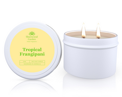 Tropical Frangipani Soy Candle Tin 165g