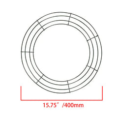 Metal Wreath Round Iron Ring For Christmas