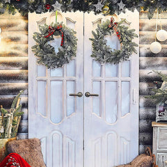 Metal Wreath Round Iron Ring For Christmas