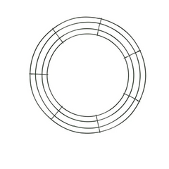 Metal Wreath Round Iron Ring For Christmas