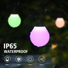Bluetooth Colorful G40 Led Bulb String Lights