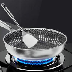 Tri-Ply 316 Frying Pan 32cm Double-Sided