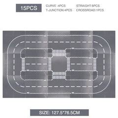 City Road Baseplate Block For Kids Diy Building