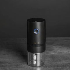 Portable USB C Rechargeable Coffee Grinder Mill Black