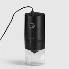 Portable USB C Rechargeable Coffee Grinder Mill Black