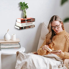 Floating Bookshelf Invisible Book Organizer