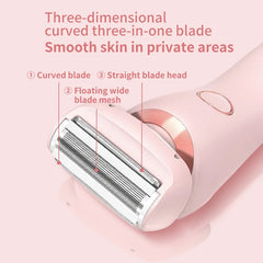 2 in 1 Waterproof Electric Shaver Hair Removal
