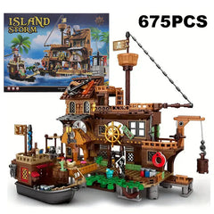 Pirate Island Fortress Building Blocks Set