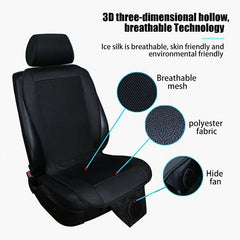 Spacer Car Cooling Seat Cushion-Fan System Black