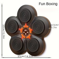 Boxing Training Kit With Reactive Led Wall Punching Target