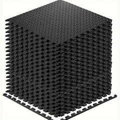 Interlocking Black EVA Fitness Mats Set (20pcs)