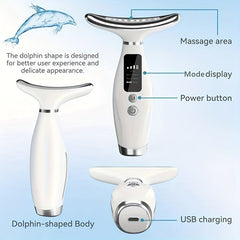 Neck & Face Massager Heated Skincare Tool (7-in-1)