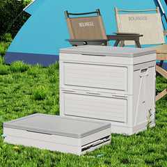 Outdoor Foldable Storage Box with Wheels