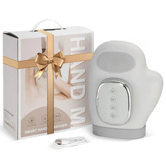 5-Level Electric Hand Massager with Hot Compress Grey