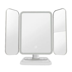 Trifold LED Makeup Mirror Beauty Lights