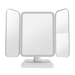 Trifold LED Makeup Mirror Beauty Lights