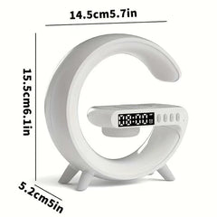 Wireless Bluetooth Speaker with RGB Light & Alarm