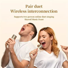 Mini Karaoke Machine with Wireless Microphones