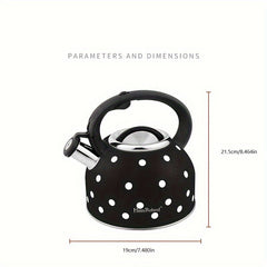Whistling Tea Kettle Stainless Steel Stovetop (2.5L)