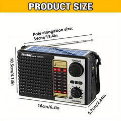 Solar Portable Radio with Digital Speaker