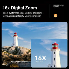 Digital Camera 1080P HD with 16X Zoom and 32GB Card