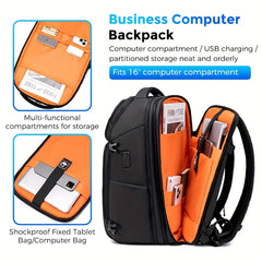 Men's Laptop Backpack Business Travel Bag
