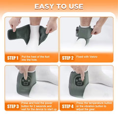 Ankle Heating Massager with Vibration & Heat Therapy