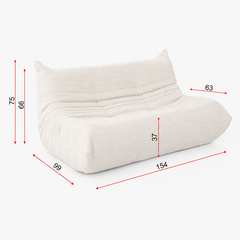 Flutto 2 Seater Lounge Chair