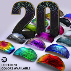 OutdoorMaster Ski Goggles PRO - Frameless, Interchangeable Lens 100% UV400 Protection Snow Goggles for Men & Women-01 VLT 10%-OM-2