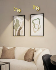 Picture Light for Wall, Battery Operated Art Light for Paintings CCT Dimmable Spotlight for Wall Art Wall Light with Remote Control for Living Room Gallery Dartboard Bathroom Light Gold