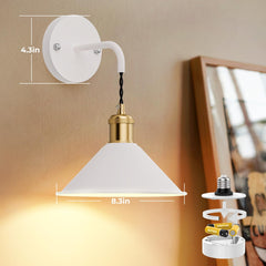 Battery Operated Wall Sconce, Wireless Wall Lights Set of 2, 13 RGB Colors Dimmable Battery Powered Wall Lamp with Remote, Memory Function, Timer for Bedroom, Living Room