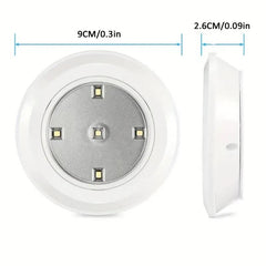 6 LED Light Set with Remote - Warm White for Cabinets & Displays