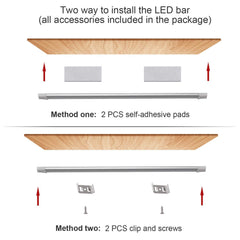 LED Motion Sensor Cabinet Light,2 Pack USB Powered Closet Night Light,20 inch Under Counter Lighting Kit with Automatic Shut Off Timer for Kitchen Pantry Wardrobe Cupboard (Natural White 4000K)