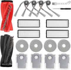 18 PCS Accessories for Roborock Qrevo Curv Robot Vacuum Cleaner