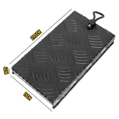 RV Truma Cowl Cover Silver Checker Aluminum Universal Flue Vent Truma Hotwater AU