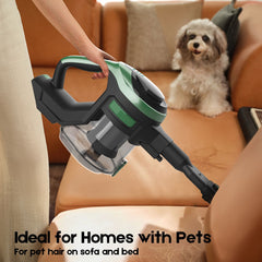 46Kpa Strong Suction, Lightweight Handheld Vacuum Cleaner, 2500mAh Removable Battery with Wall Charger for Home, Hard Floors, Blankets And Pet Hair.