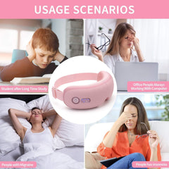 Eye Massager with Heat, Vibration and Warm Compress, Smart Sleeping Eyes Mask with Bluetooth Can Connect with Phone for Music,Gift for Mother's Day