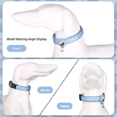 Pet positioning collar-Camo Blue 1Pair2-M-without locator