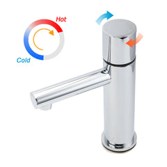 WELS Bathroom Basin Mixer Vanity Sink Bubble Faucet Tap Laundry Brass Chrome Set