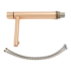 WELS 6L/min Rose Gold Bathroom Basin Mixer Vanity Sink Bubble Faucet Tap Laundry