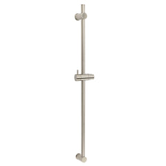 Solid Brass Brushed Nickel Long Sliding Rail Bar Swivel Handheld Shower Holder