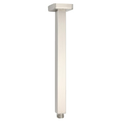 Brushed Nickel Square 8" Rain Shower Head 300mm Brass Ceiling Dropper Arm Set