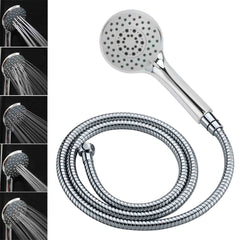 Chrome Dual Shower 12" Slim Rain Head 5 Modes Handheld Sliding Rail Inbuilt Diverter + Single Mixer