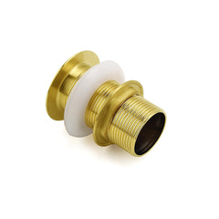 Watermark 32mm Pop Up Push Waste Plug No Overflow Basin Sink Drain Brushed Gold