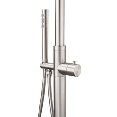 Watermark Brushed Nickel Dual Shower Handset Combo Outdoor Round 10" Head 316SUS