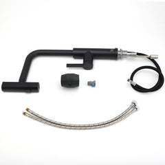 WELS Matte Black 3-Mode Spray Pull Out Kitchen Mixer Sink Laundry Faucet Tapware